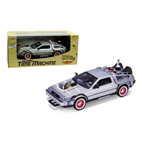Back to the Future 3 DeLorean 1981 Time Machine Die-Cast Metal 1:24 Scale Vehicle
